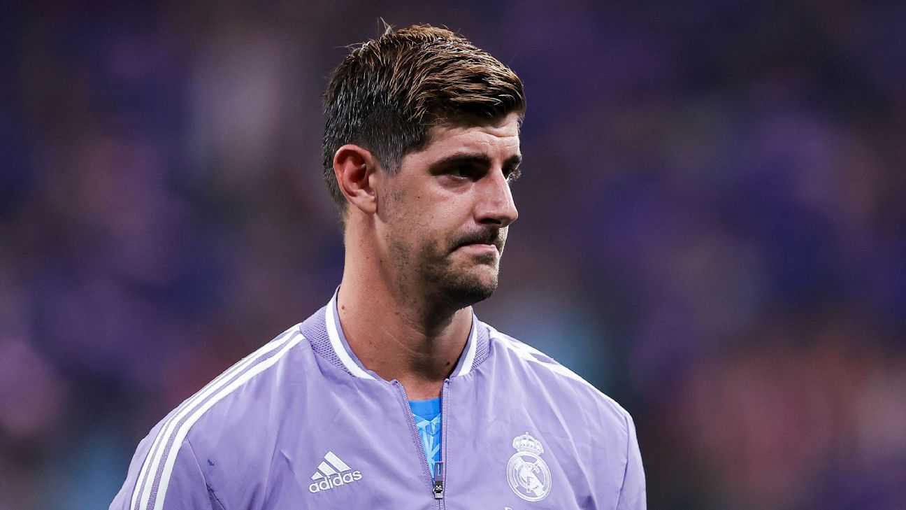 Real Madrid setback: Courtois to miss Clasico