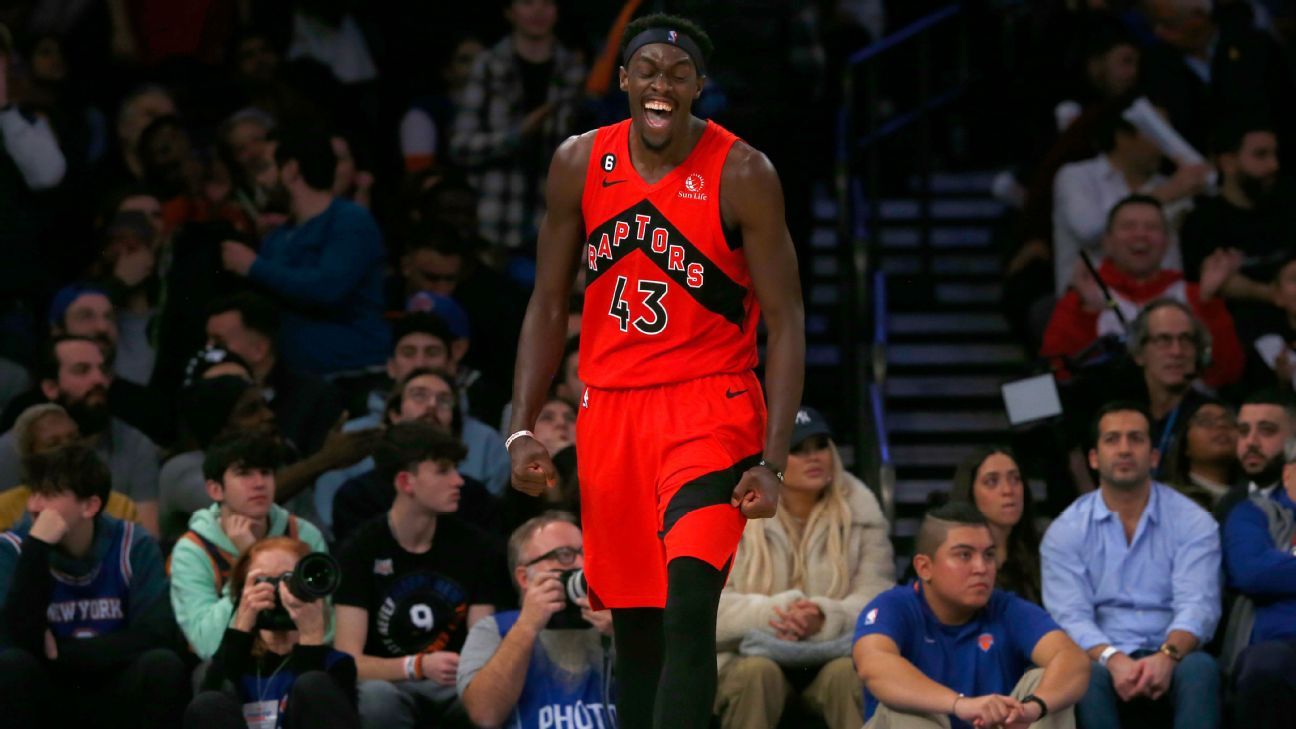 <div>Siakam's 52 helps halt Knicks' 8-game win streak</div>