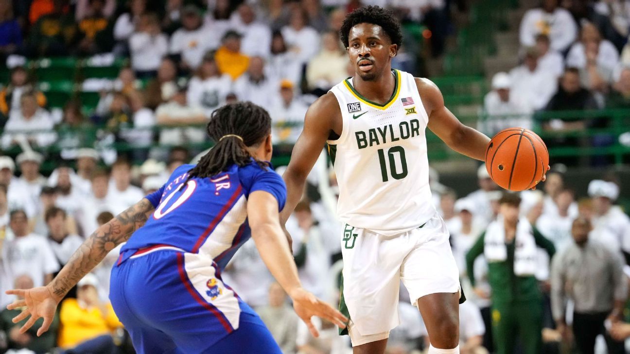 Baylor sends reigning champion Kansas to its third straight loss