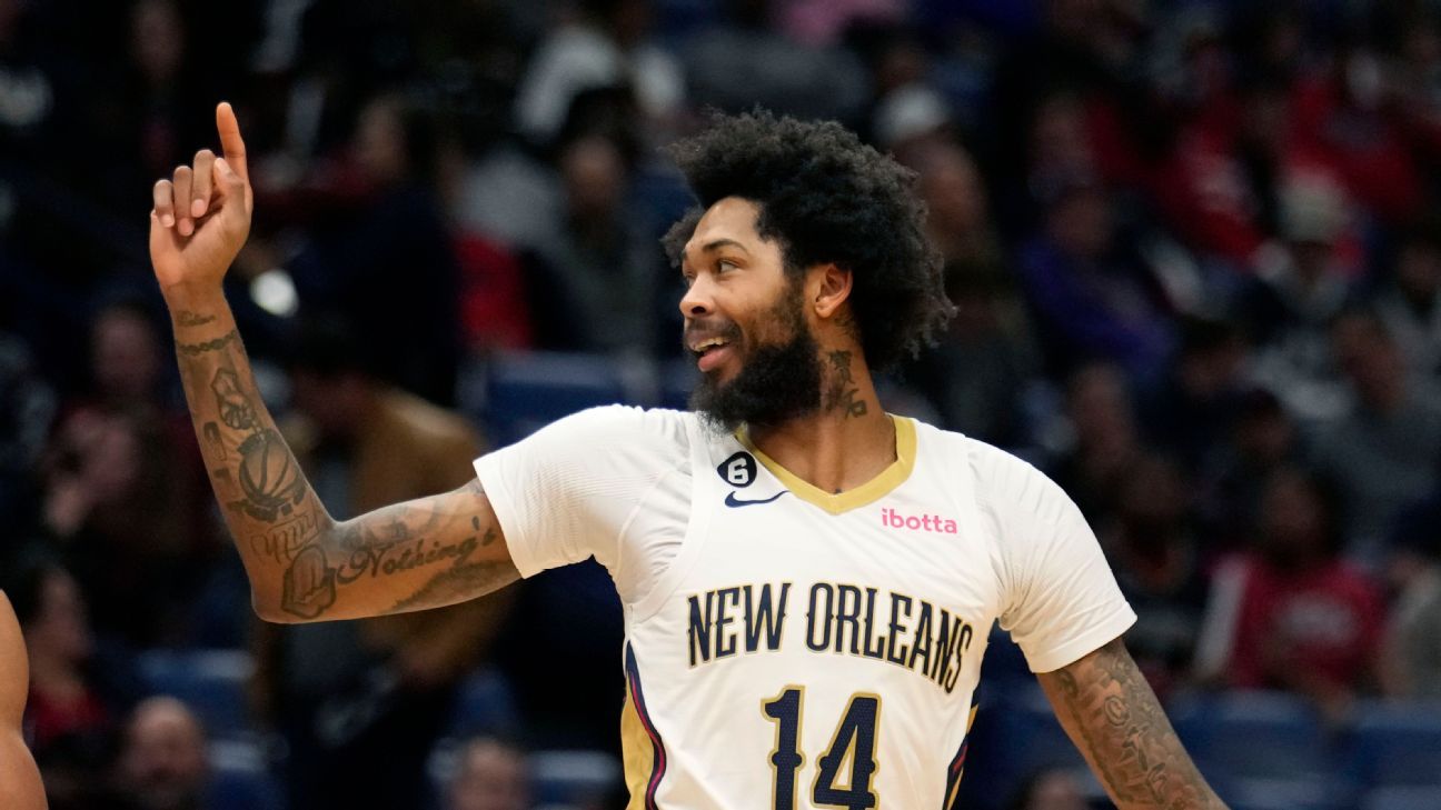 Brandon Ingram, available after striking out 29 games for the Pelicans