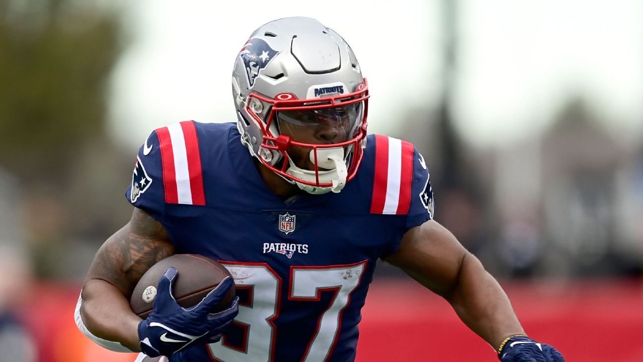 Laut Quelle hat RB Damien Harris einen Einjahresvertrag mit den Bills abgeschlossen