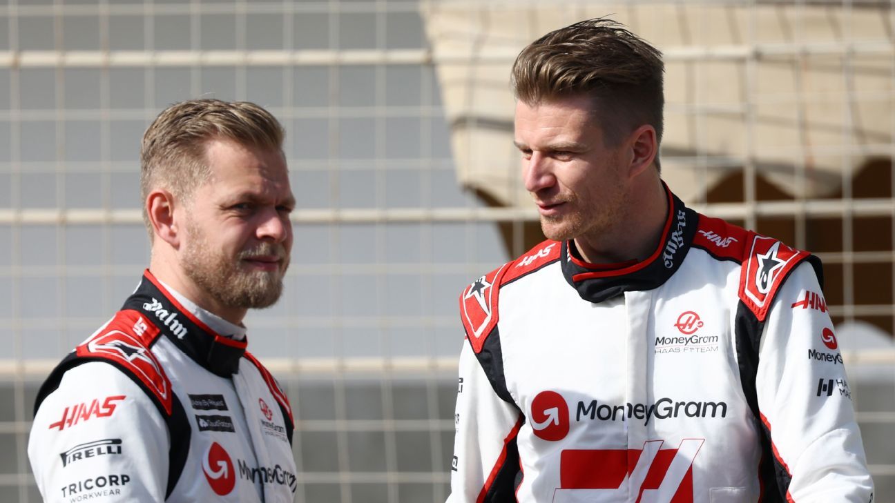 Haas conserve Kevin Magnussen et Nico Hulkenberg pour 2024