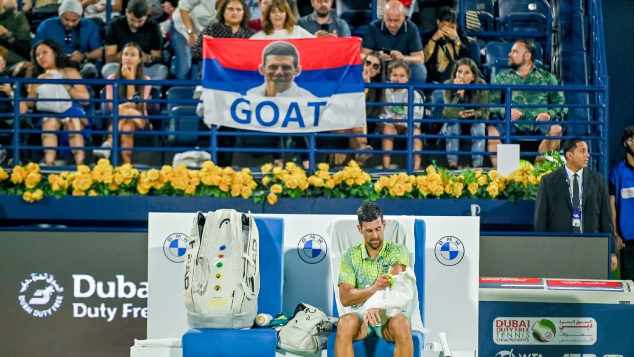Novak Djokovic reste invaincu en 2023 et se dirige vers les demi-finales de Dubaï