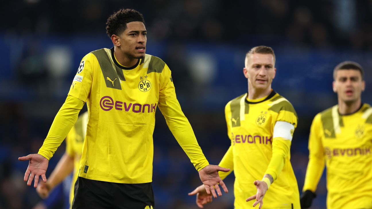 Dortmund’s Bellingham called Chelsea’s penalty take-back ‘a joke’