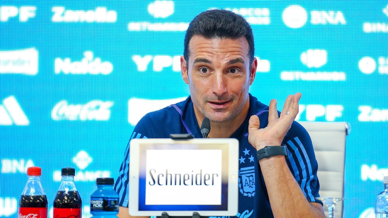 Lionel Scaloni: “It is a shame that people talk about Rubiales and not about the achievements of the women’s national team.”