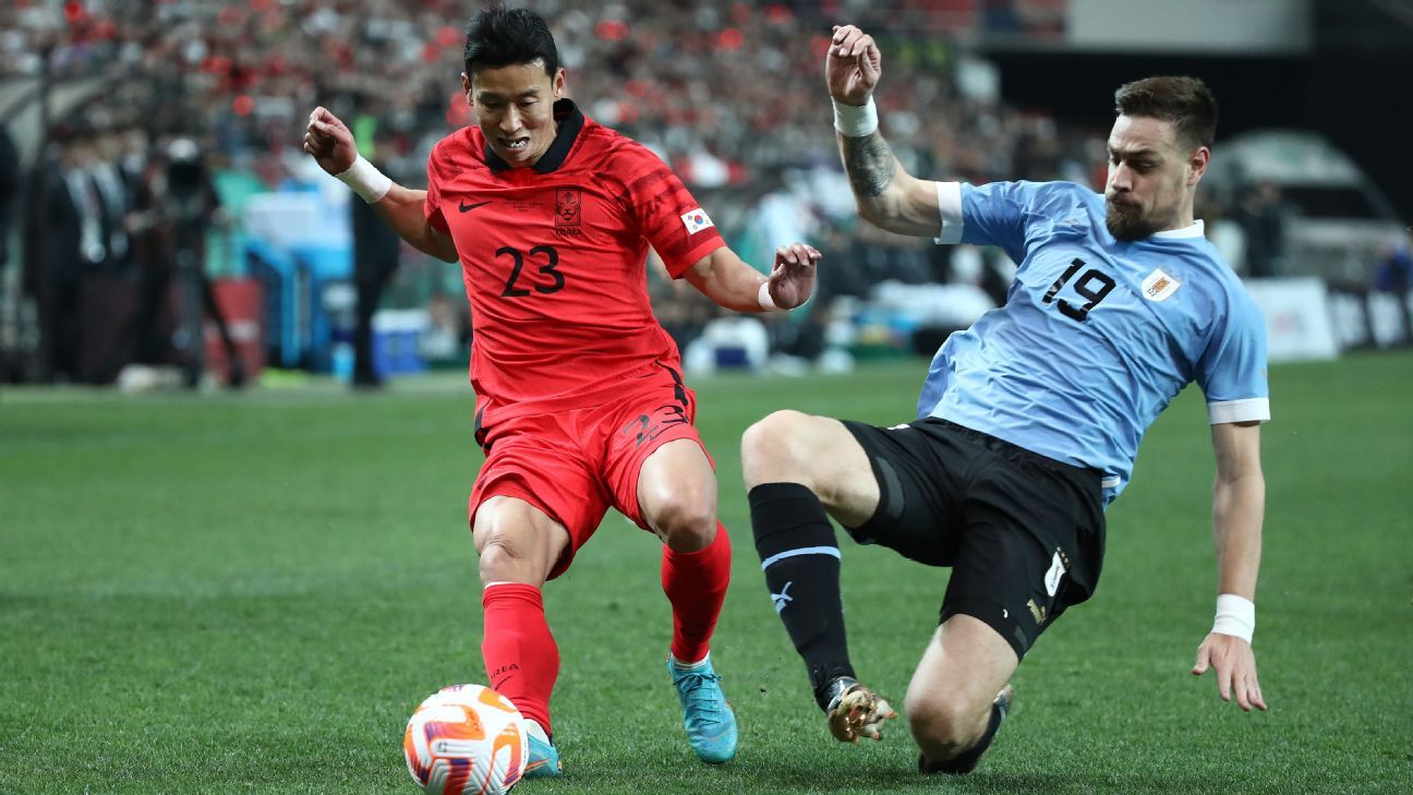Sebastian Coates ha segnato il suo secondo gol per l’Uruguay