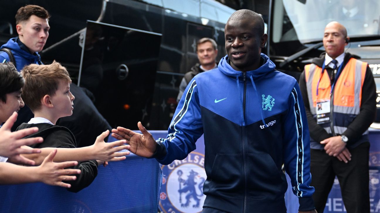 Kante, UEFA Champions League Player of the Year, returns