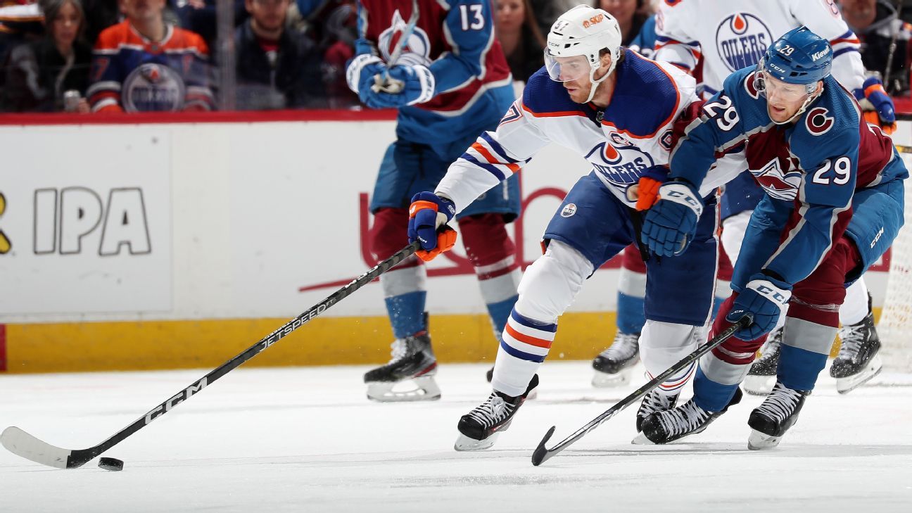 NHL playoff watch: Oilers-Avs a conference final preview?