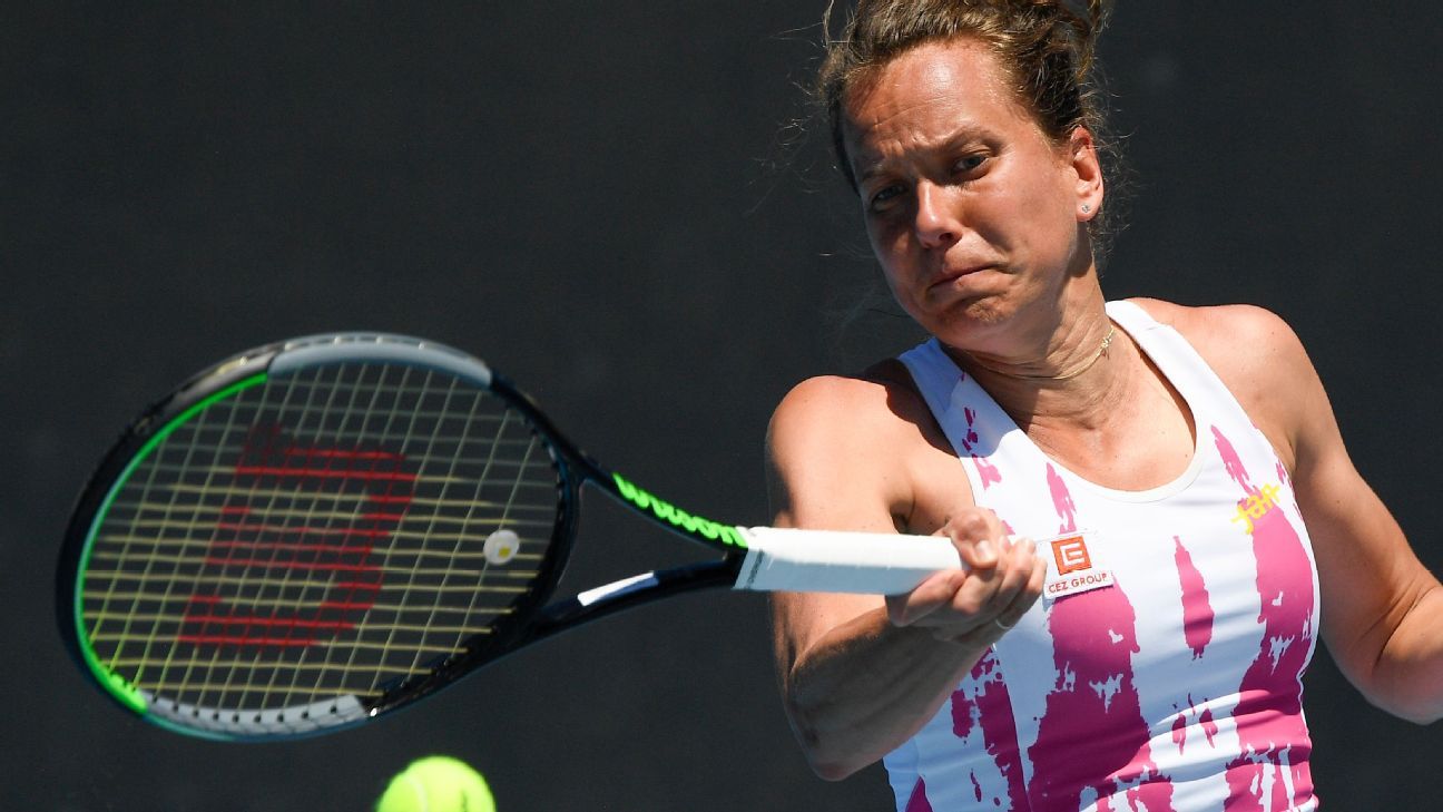 Barbora Strycova has returned from retirement in Madrid