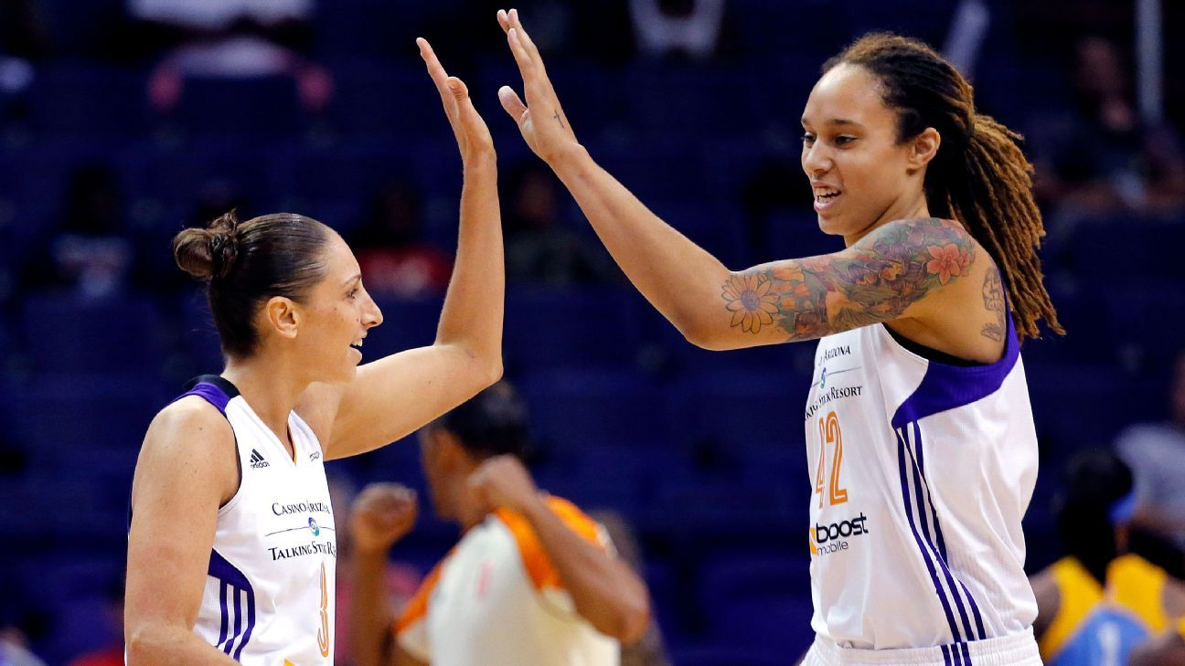 Taurasi offers glimpse at Griner’s return to court