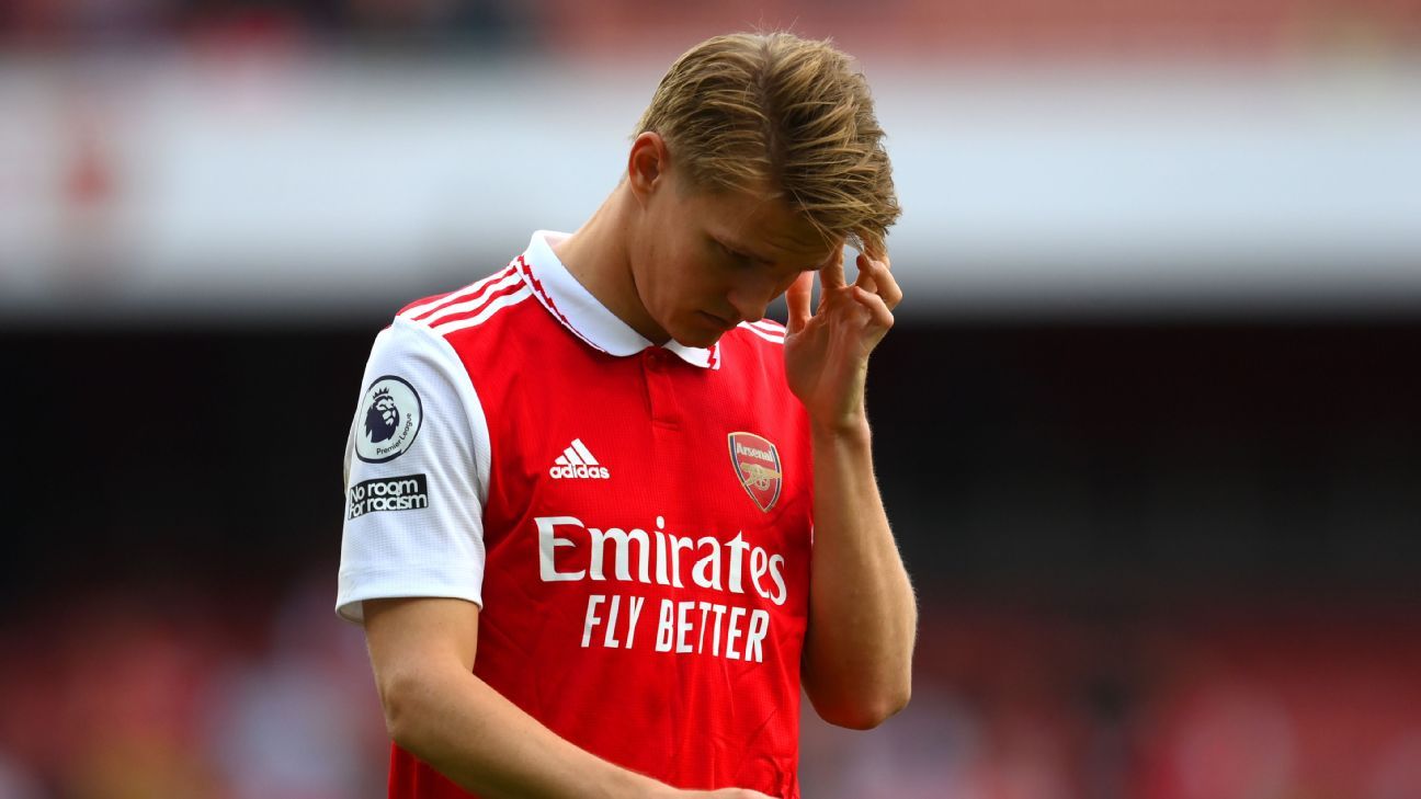 Odegaard admits Arsenal have ‘no hope’ for title