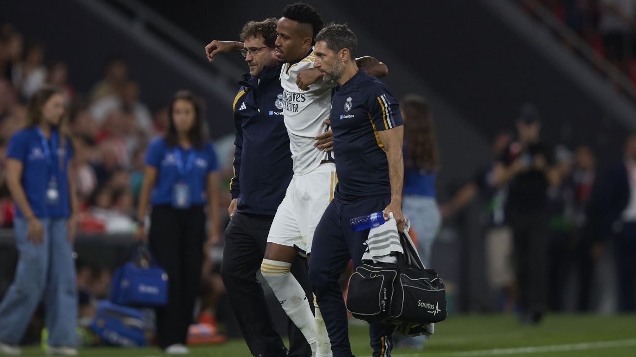 Militão is suffering from a torn anterior cruciate ligament in his left knee