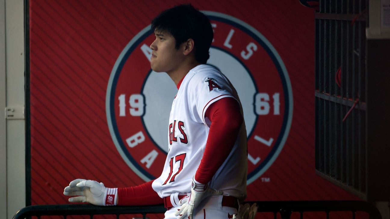 Shohei Ohtani suffers elbow injury;  Did not pitch again with the Angels until the 2023 season