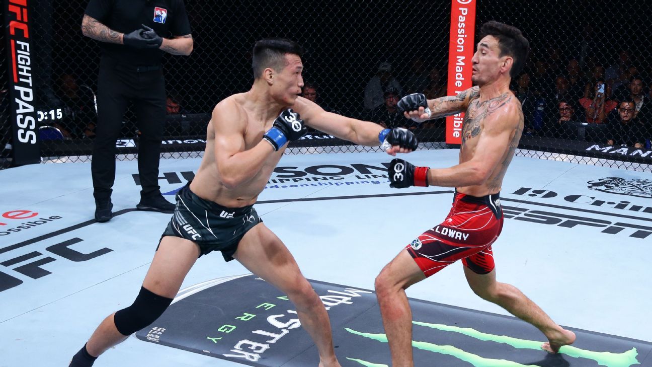 UFC Singapur: Holloway “aniquila” y retira al zombi coreano
