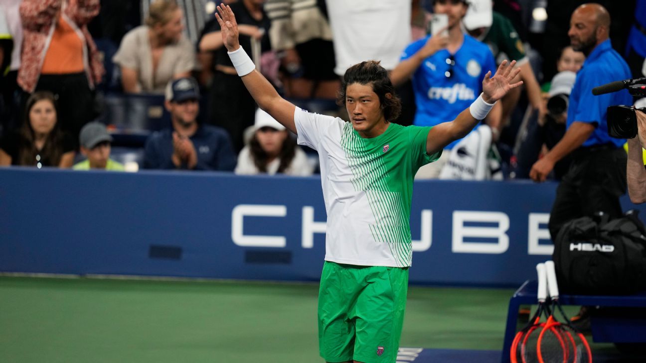 China’s Zhizhen Zhang ousts No. 5 Casper Ruud from US Open