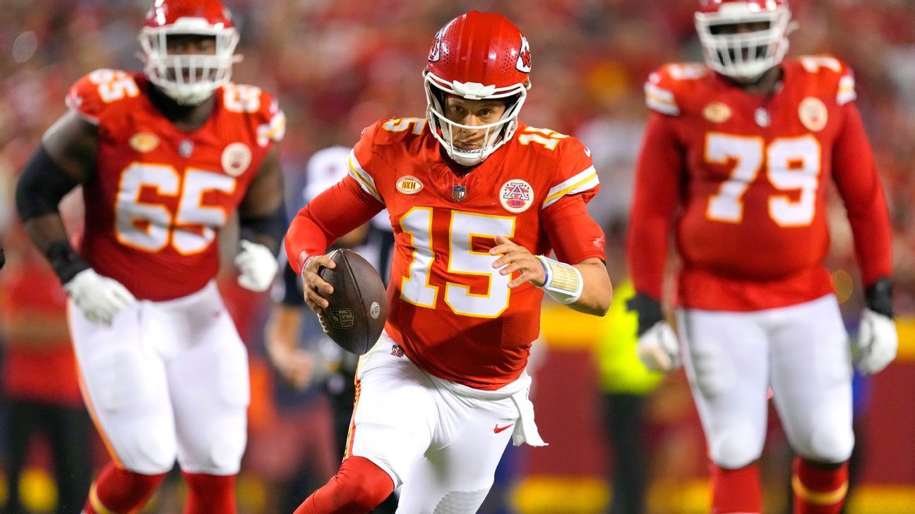 Mahomes misses Kelce as Chiefs fall to Lions at home