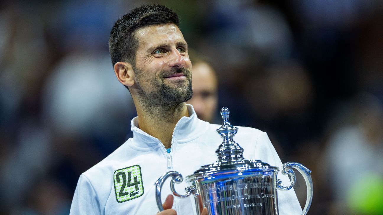 Ranking Novak Djokovic’s 24 Grand Slam tennis titles