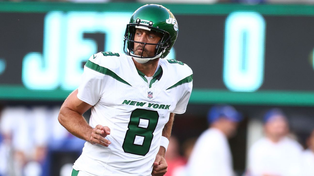 O quarterback dos Jets, Aaron Rodgers, foi liberado para treinar 11 semanas após a cirurgia