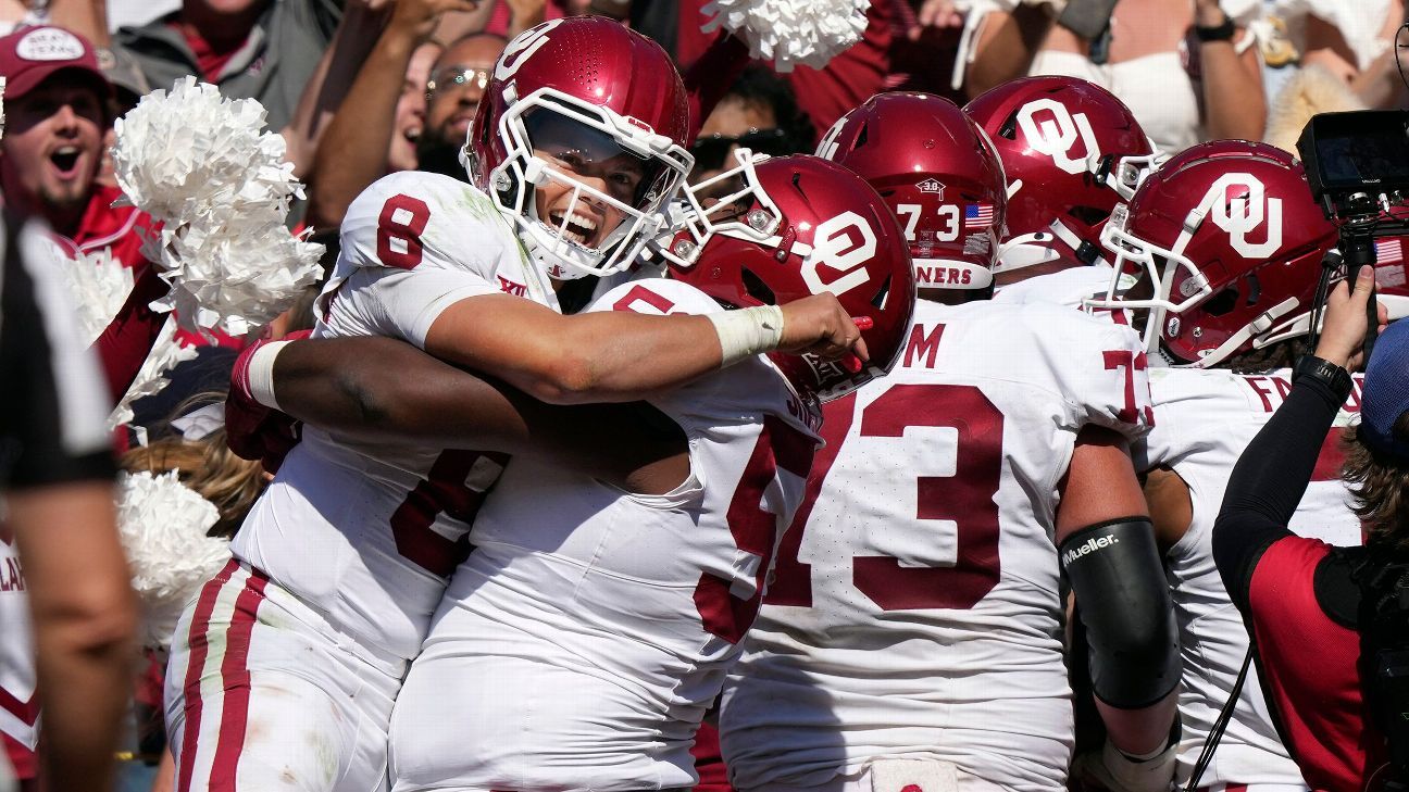 'Fearless' QB Gabriel leads OU to Red River upset