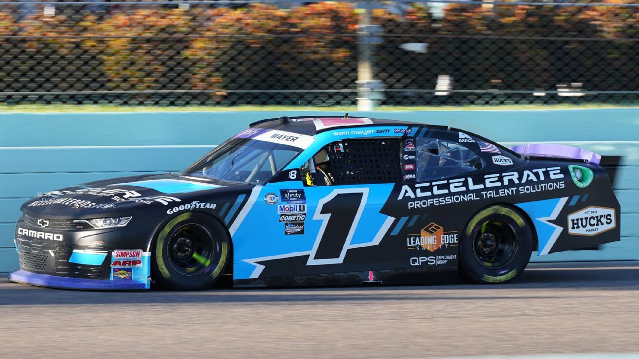 Mayer secures spot in Xfinity series championship