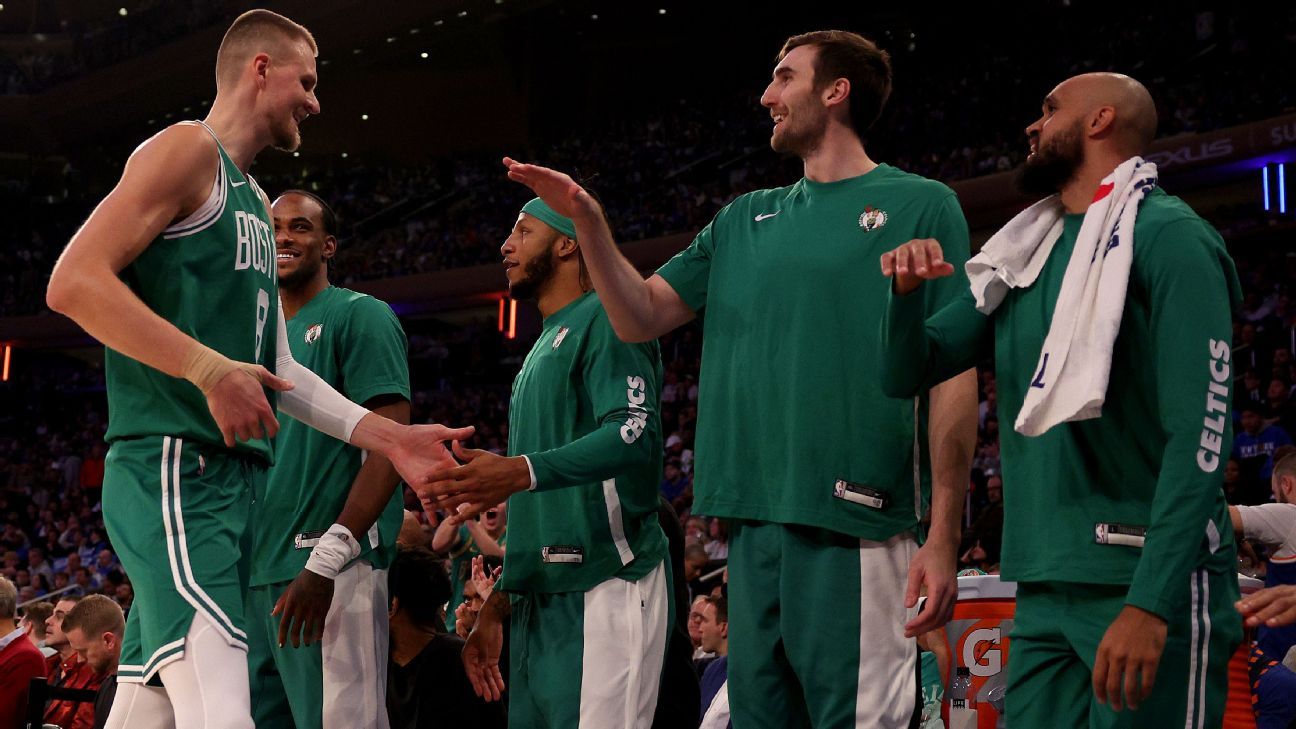 Kristaps Porzingis scores 30 points, picks up victory over MSG in Celtics’ debut