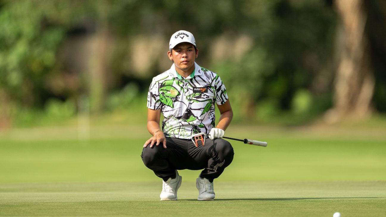 Phachara Khongwatmai takes 1-shot lead at Hong Kong Open
