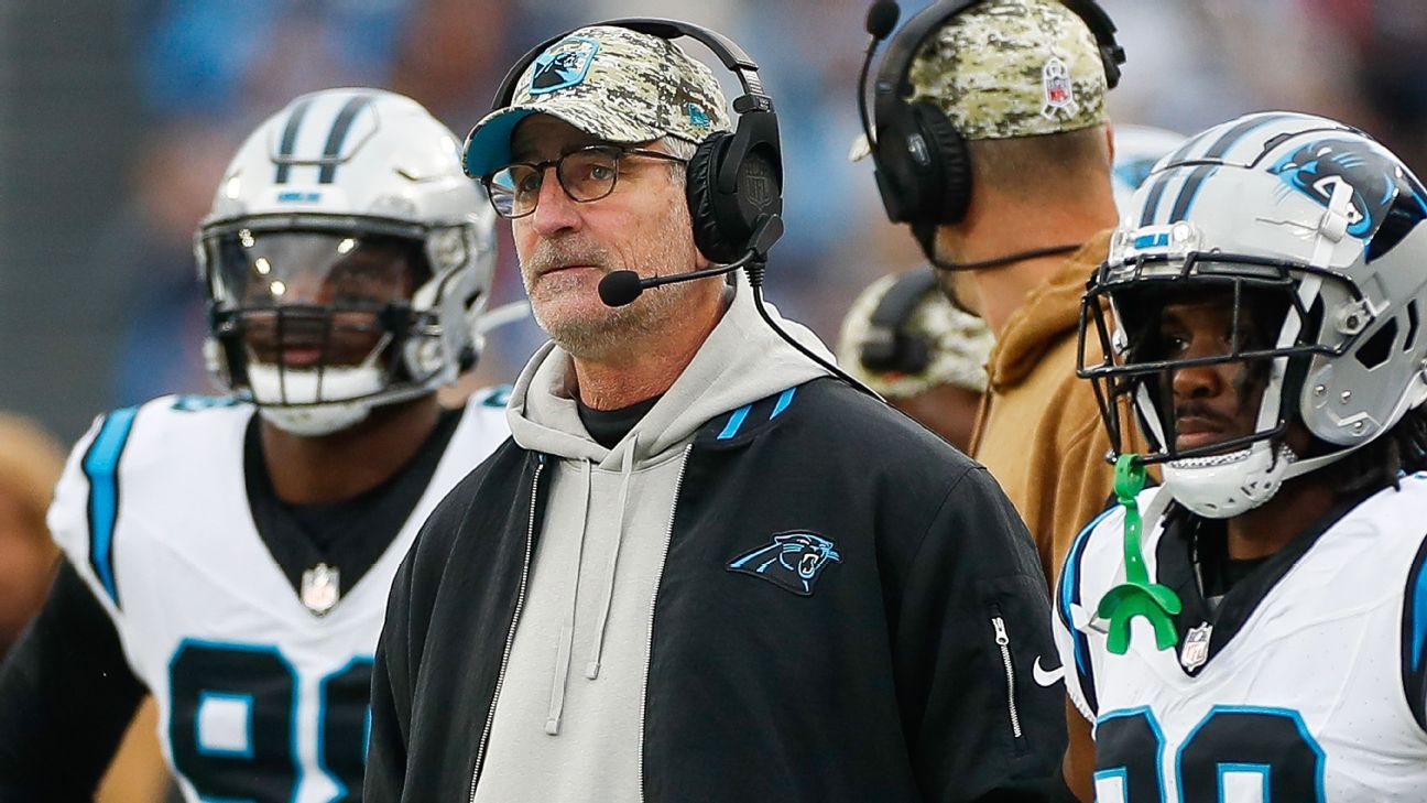 The Panthers announce the dismissal of coach Frank Reich