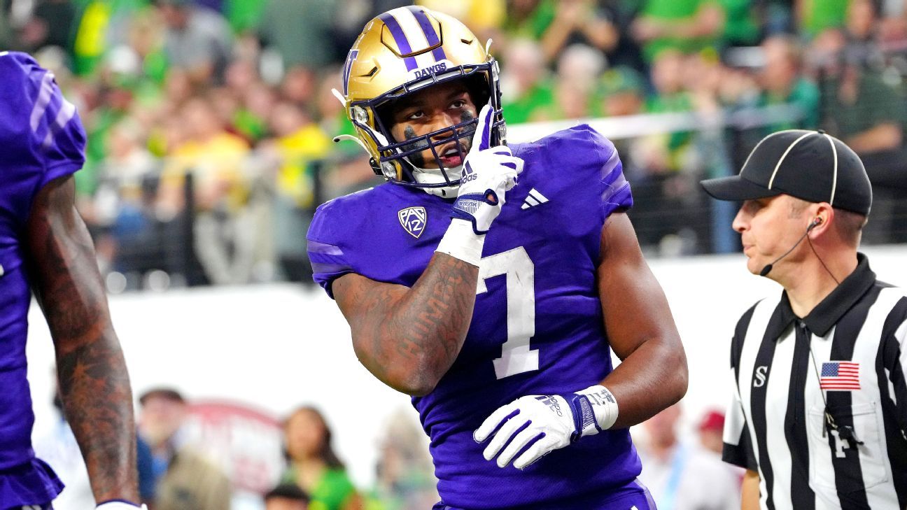 Washington RB Johnson 'ready to rock and roll'