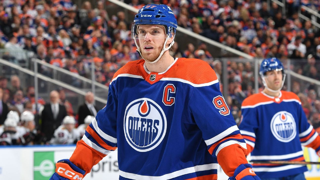Oilers' McDavid day-to-day with lower-body injury