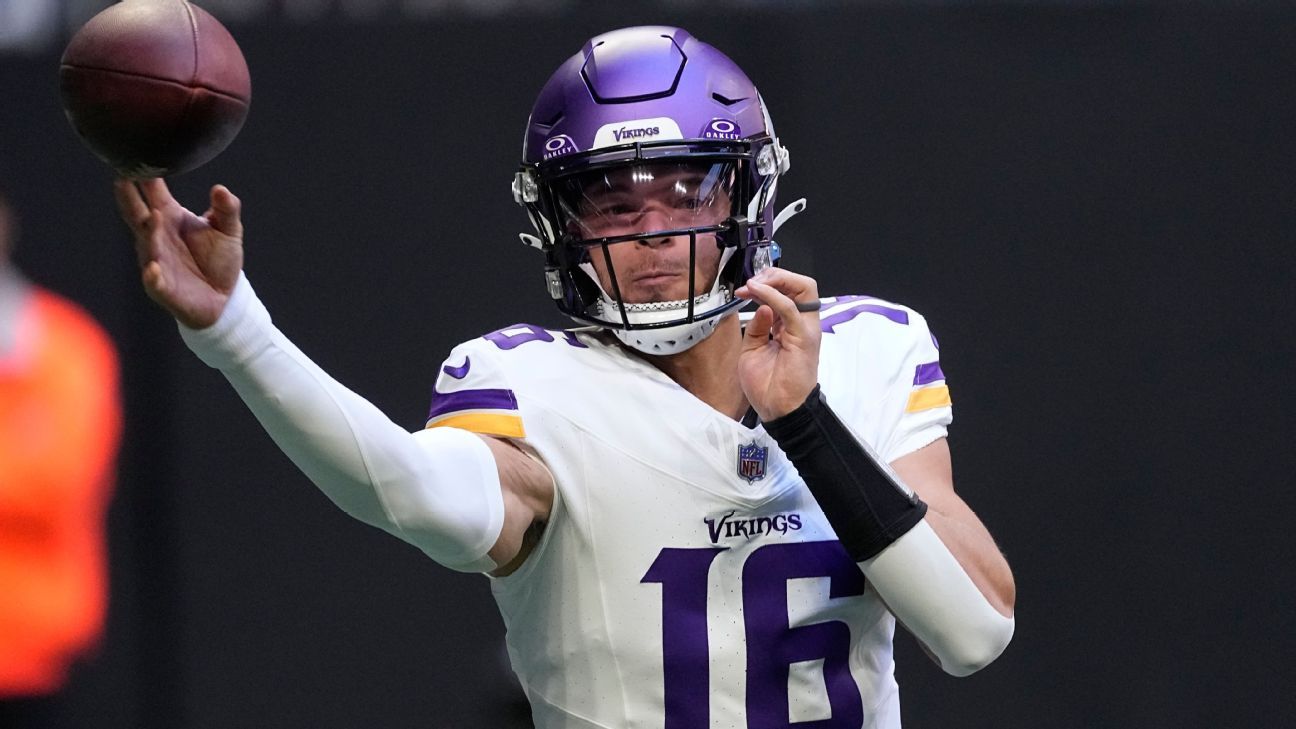 The Vikings’ Kevin O’Connell did not name his Week 18 QB after the loss