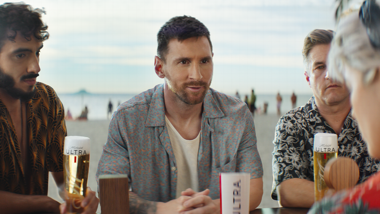 First look at Lionel Messi’s star role in Super Bowl ad with Dan Marino, Jason Sudeikis