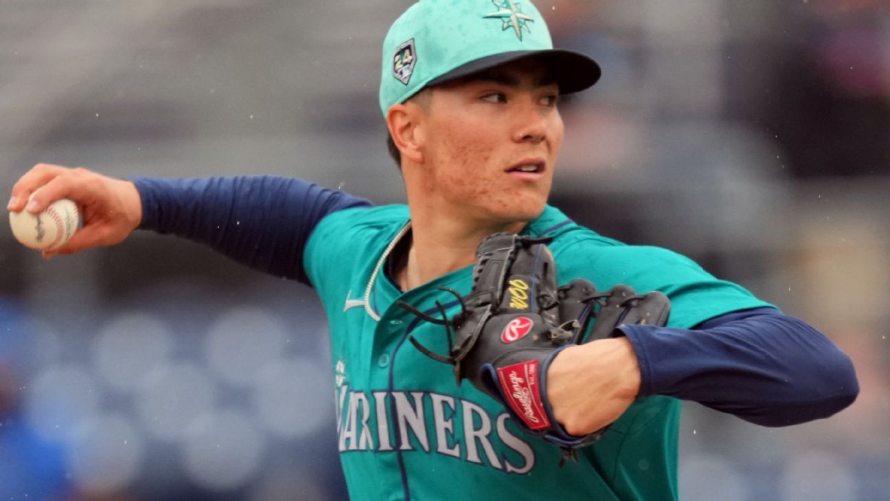 Mariners will start season with P Woo on 15-day IL