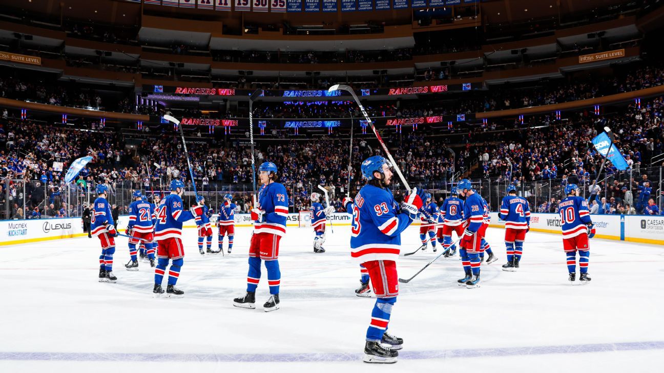Are the Rangers' unimpressive metrics a bad omen for the playoffs?