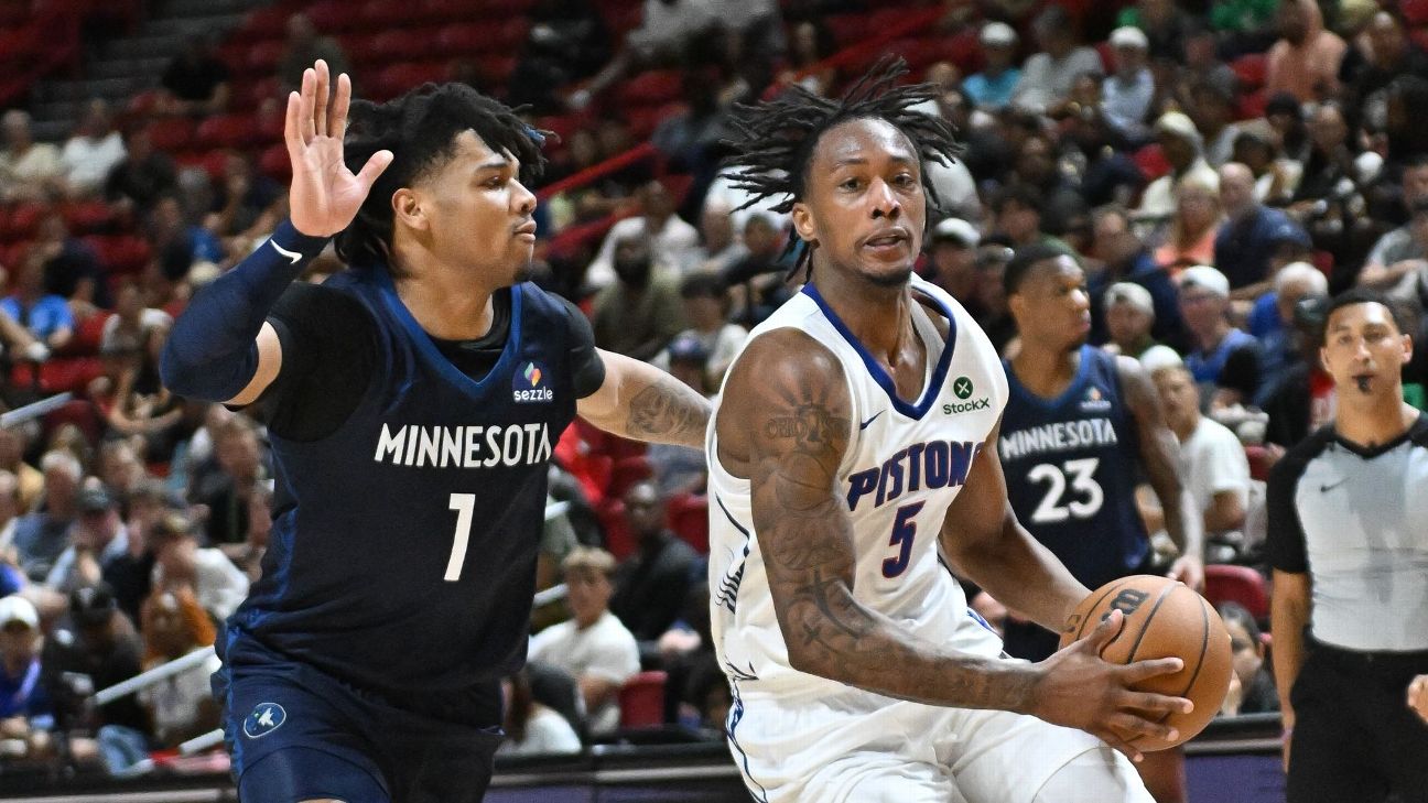 Ronald Holland II playing basketball